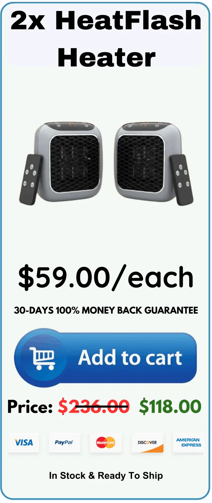 HeatFlash Heater price 